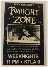 Twilight Zone: 1973 Vintage TV Ad Collection