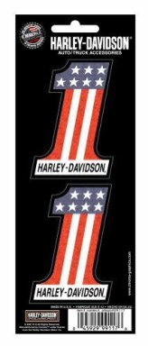 American Flag Holographix 2-Piece Decal Set