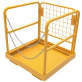 Heavy Duty Forklift Work Platform with Safety Cage and 3 Chains