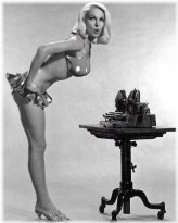 Vintage Pin-Up Polka Dot Bikini Photograph