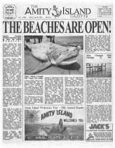 Amity Island Gazette's "Great White Alert" Print