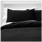 Black Cotton Dream Duvet Set