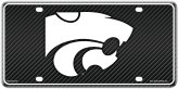 Wildcats Carbon Fiber License Plate