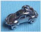 Retro Beetle Sterling Charm
