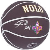 City Collectors Signed Basketball by Jordan Hawkins