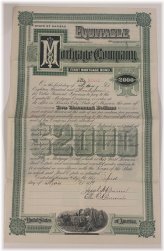 Equitable Mortgage Company Kansas Bond Stock Certificate