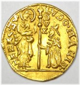 Venetian Manin Gold Jesus Christ Zecchino