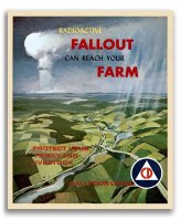 Vintage Fallout Safety Poster