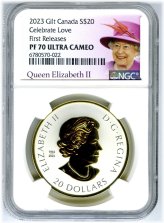 Elizabeth II Celebrate Love Silver Coin - 2023 Limited Edition