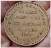 Columbian Exposition Commemorative Medal