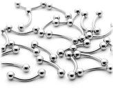 Surgical Stainless Steel Curved Barbell Set