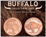 Copper Buffalo Round 1 oz Pure Coin