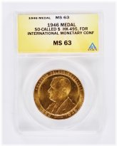 Franklin D Roosevelt Commemorative Numismatic Piece