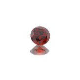 Fiery Garnet CZ Rounds