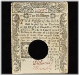 Connecticut Colonial 10 Shillings Note - July 1, 1780 - VF Grade