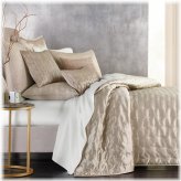 Golden Quilted Elegance Sham