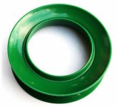 Green Kite Line Vintage Reel