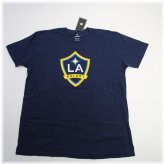 Navy LA Galaxy Men's Short Sleeve Shirt
