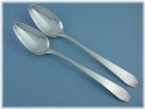 Early Coin Silver Spoons by Alexander S. Gordon