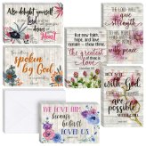 Resurrection Wishes: 60 Pack of Inspirational Easter Cards with Envelopes