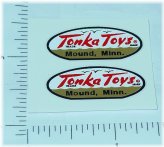 Retro Tonka Oval Logo Stickers