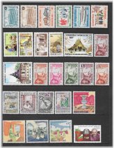 Laotian Stamp Collection - 1955 to 1982