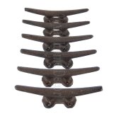 Harbor Hooks - Cast Iron Cleats for a Rustic Nautical Touch