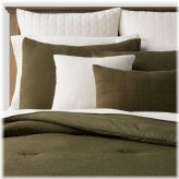 Deep Green Micro Texture Bedding Ensemble