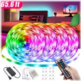 Rainbow Glow Lights - 66FT LED Strip Lights for Bedroom Decoration