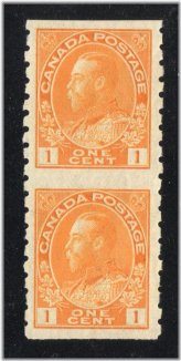 Maple Leaf Imperforate Pair