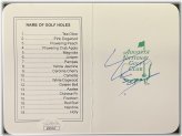 Augusta National Masters Scorecard Signed by Tom Kim