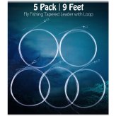 Tapered Fly Fishing Leaders - 5 Pack