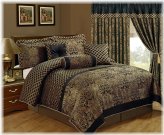 Lisbon Floral Jacquard Comforter Set