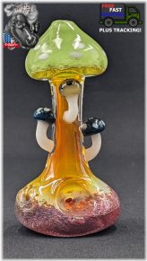 Mushroom Glass Smoking Pipe