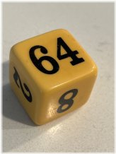 Vintage Bakelite Jumbo Doubling Cube Dice