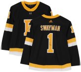 Swayman's Authentic Autographed Boston Bruins Jersey