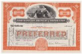 Northampton Brewery Corporation Stock Certificate