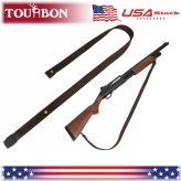 Buffalo Leather Rifle Sling by Tourbon