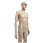 6FT Male Realistic Mannequin with Rotating Head and Base