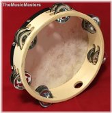 Double Jingle Row Wood Tambourine