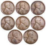 San Francisco Lincoln Wheat Cent Pennies Collection (1920-S to 1929-S)