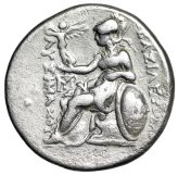 Thracian Tetradrachm: Lysimachos with Alexander III & Athena