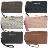 Jet Set Double Zip Wristlet Wallet by Michael Kors