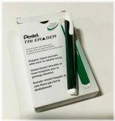 Tri Retractable Eraser Set by Pentel