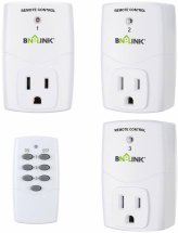 Wireless Power Control Set with Remote and Three Plugs