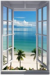 Coastal Vista Poster - 24" x 36" Nature Print