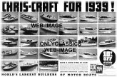 Vintage Chris-Craft Mahogany Powerboats Poster