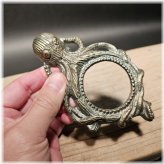 Brass Octopus Magnifying Glass