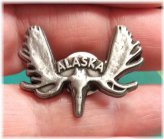 Alaskan Moose Skull Pin