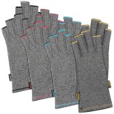 ComfortFlex Arthritis Relief Half Finger Gloves by Brownmed